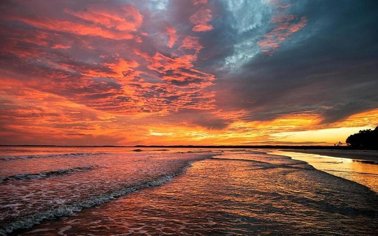 Stunning Views!!-oceanfront Villa-heated Pool-private Balcony-tiki Bar-walk To Coligny Plaza Hilton Head Island