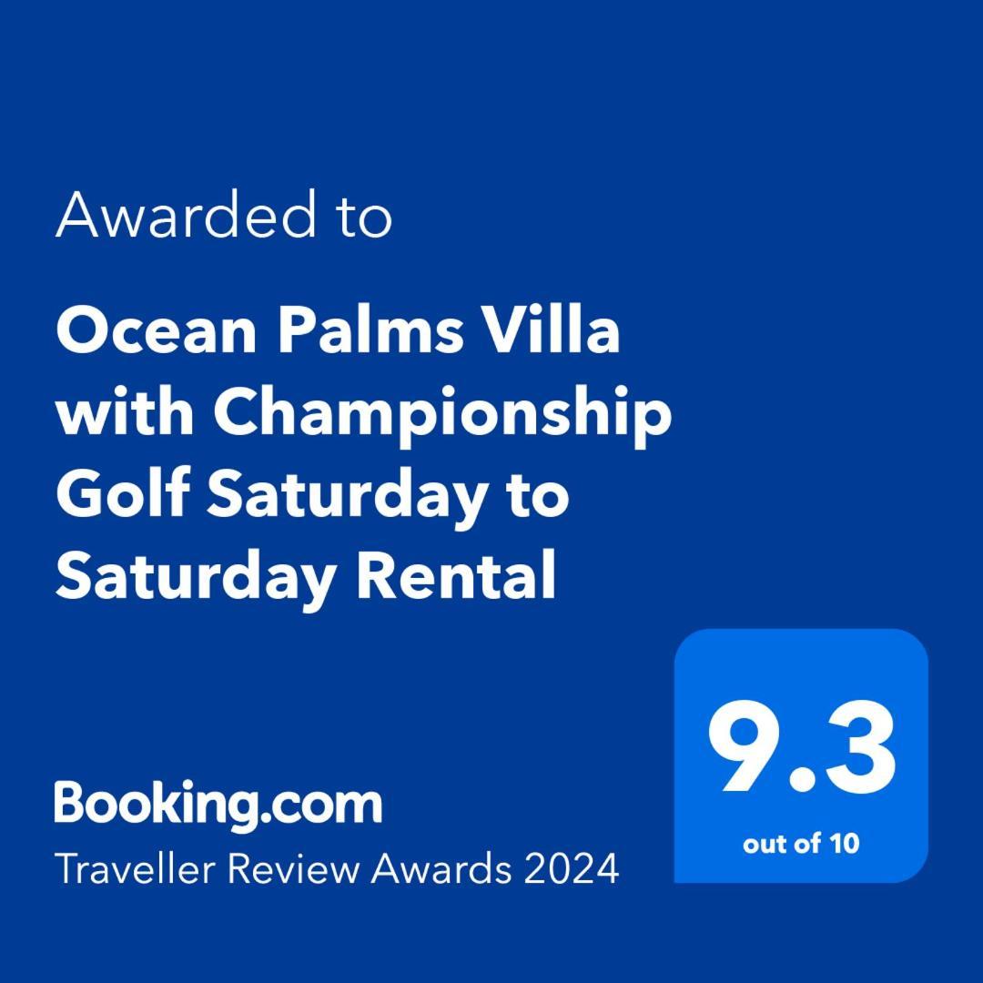 Ocean Palms With Championship Golf Saturday To Saturday
