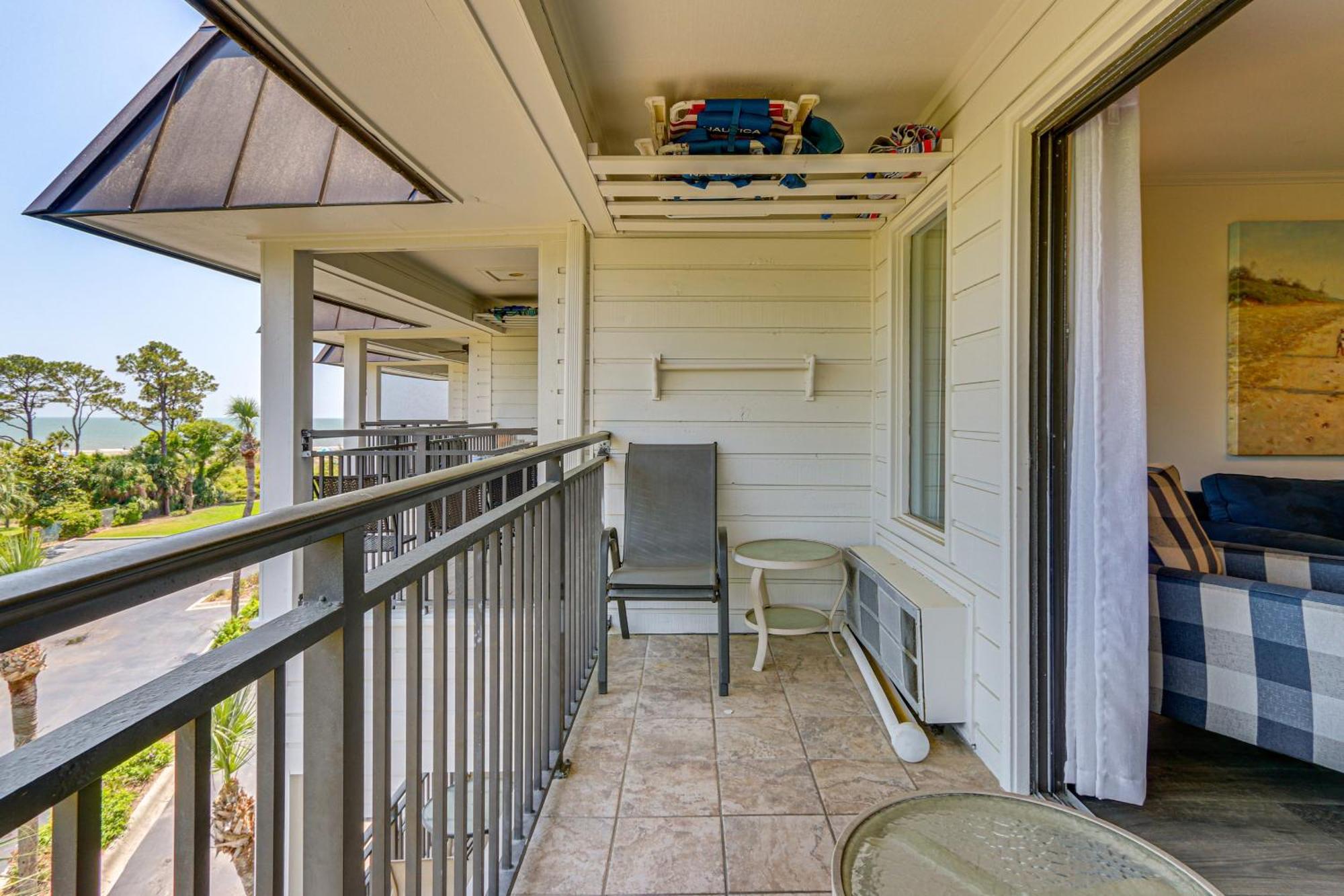 Apartment Hilton Head Covered Balcony And Private *