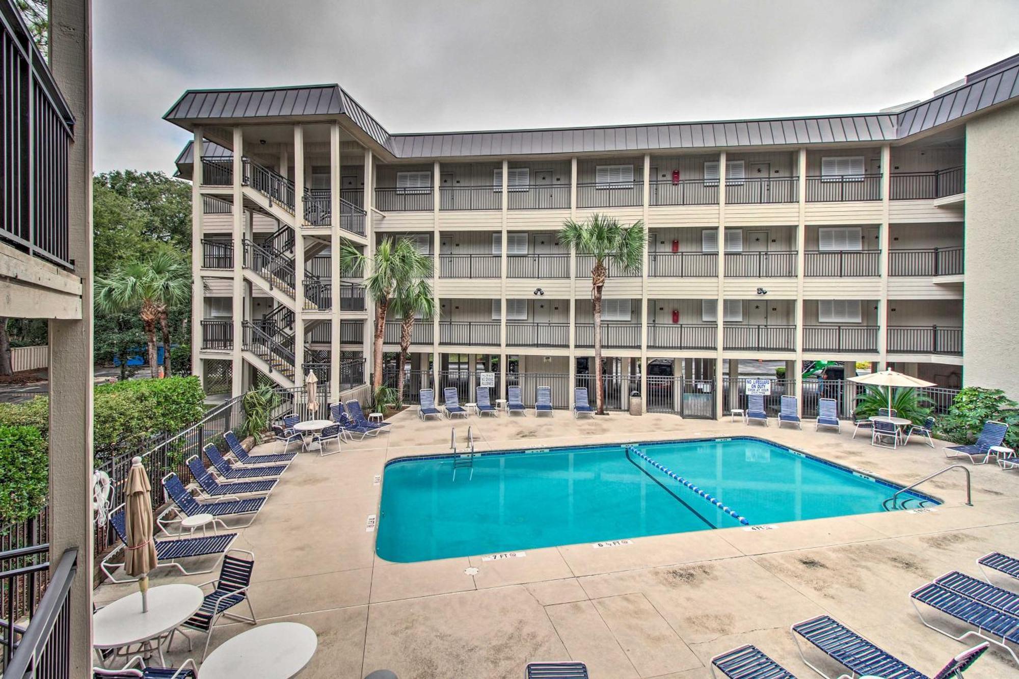 Apartment Hilton Head Covered Balcony And Private *