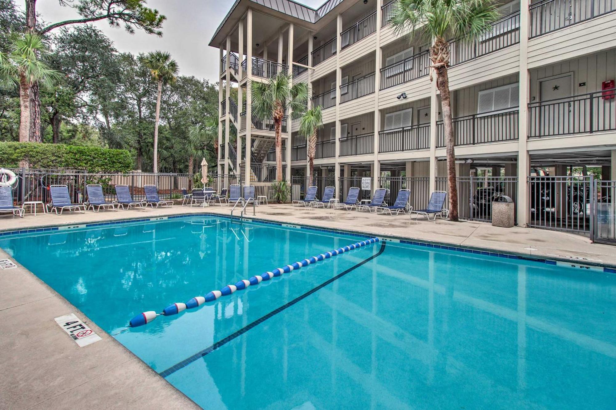 Apartment Hilton Head Covered Balcony And Private