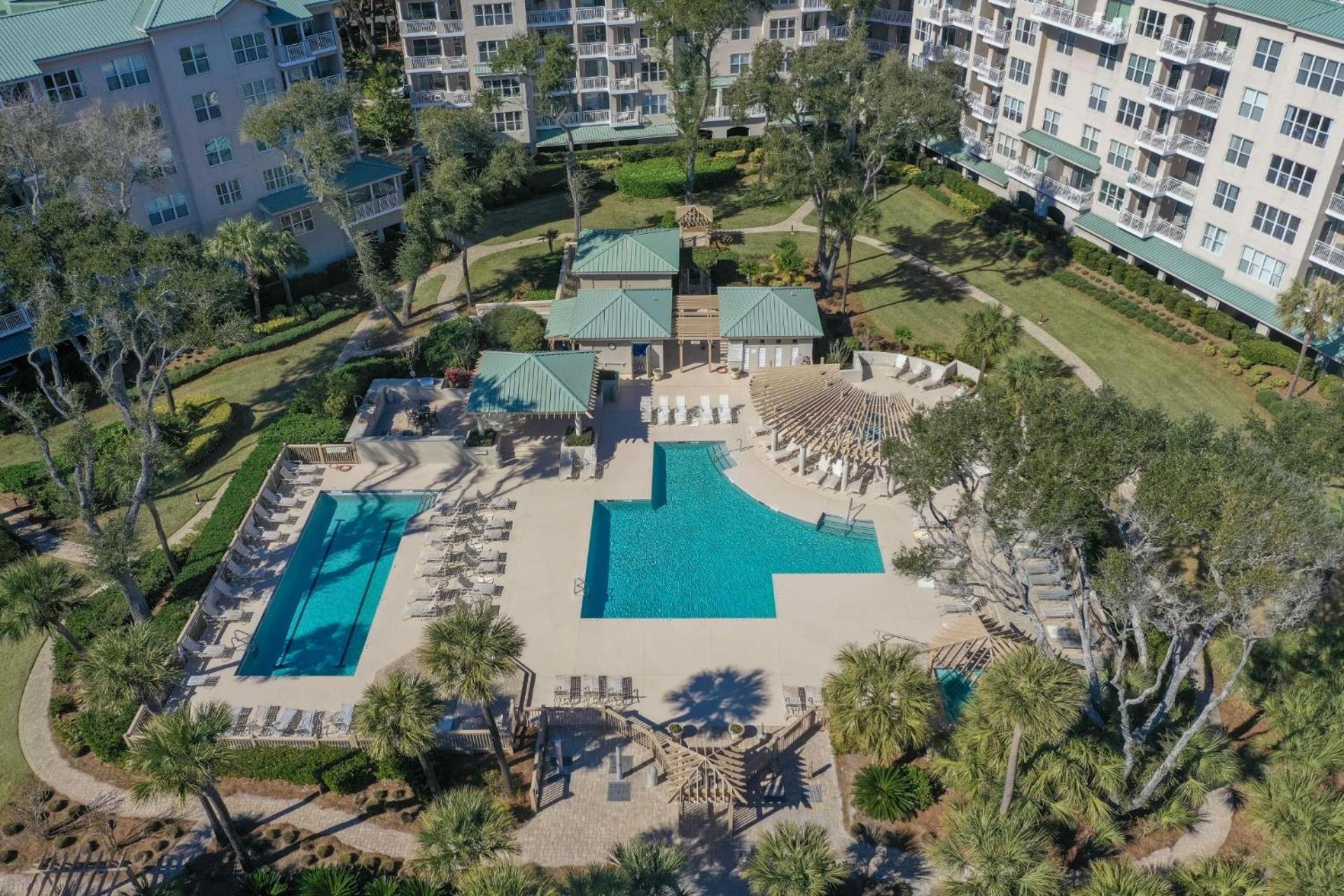 Villa Complex Pool, Getaway, Oceanfront Hilton Head Island