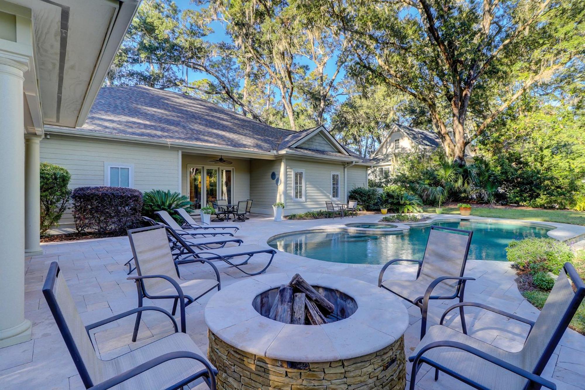 Holiday home Outdoor - Firepit - Private Pool & - Pet Friendly - 72 Baynard Cove Road Hilton Head Island