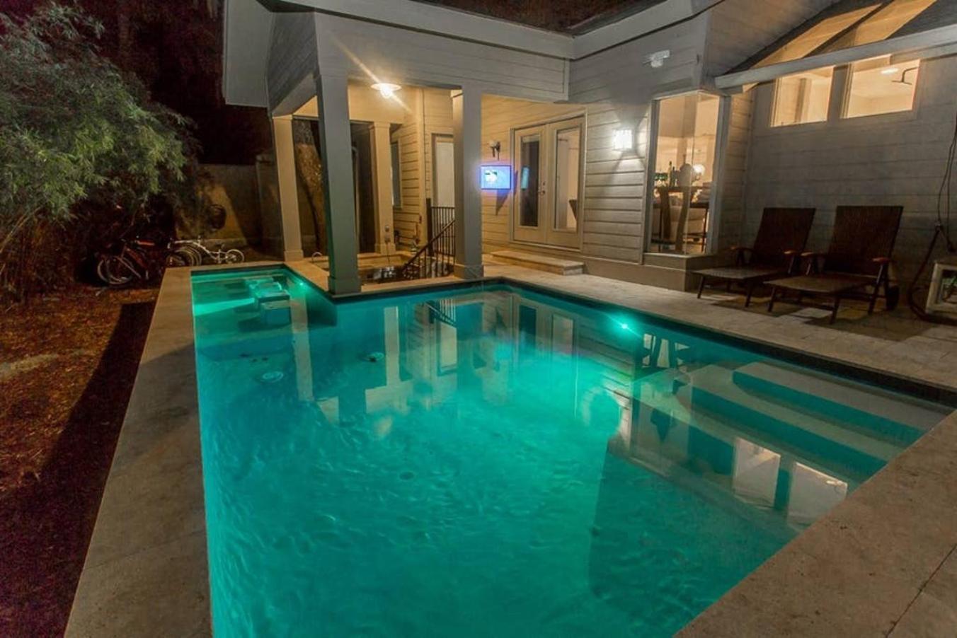 Heated Pool Swim Up Bar Hottub 7min Bike To Hilton Head Island