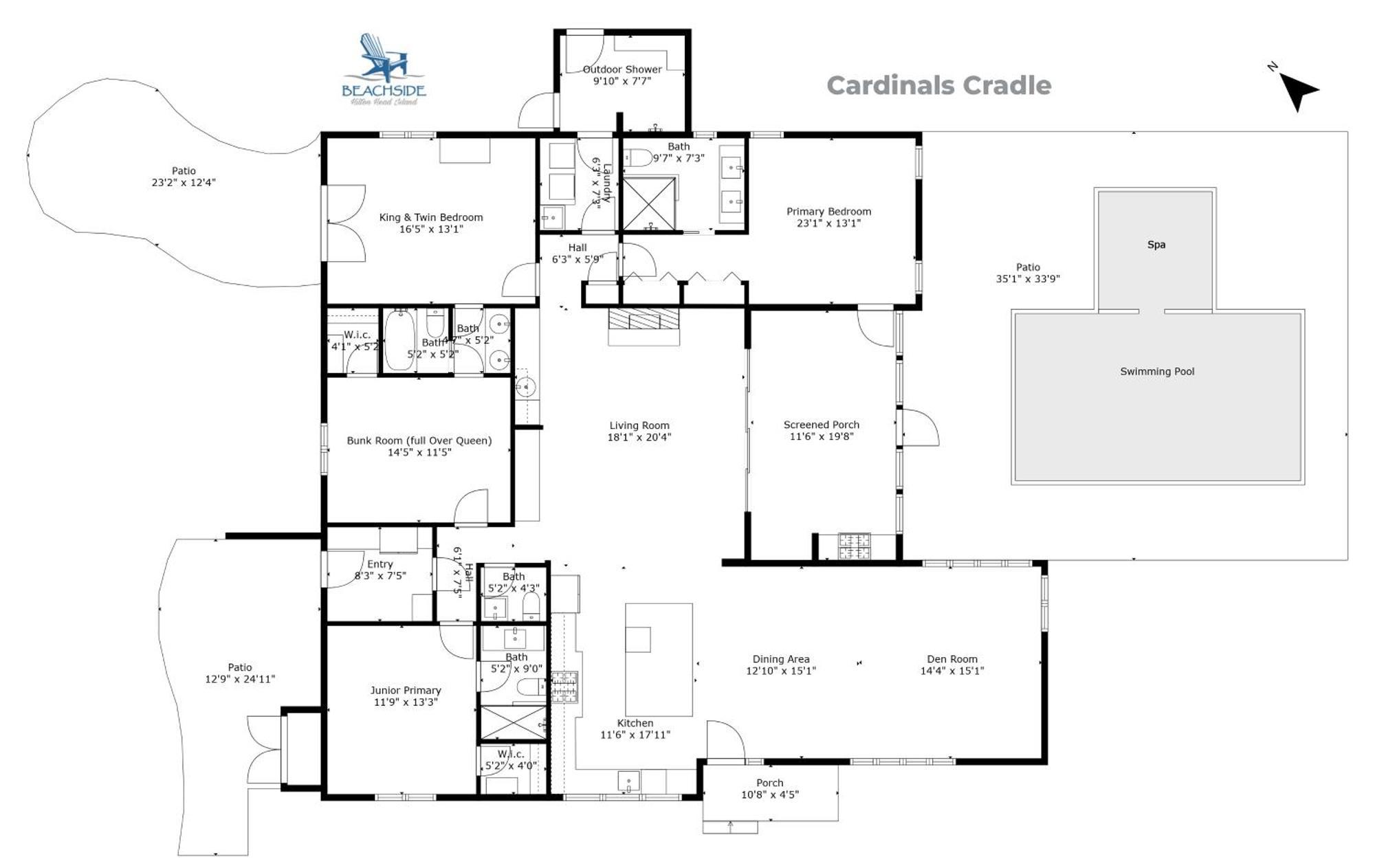 New Listing - Upscale Coastal Ranch - Private Pool & - 13 Planters Wood Ct Holiday home