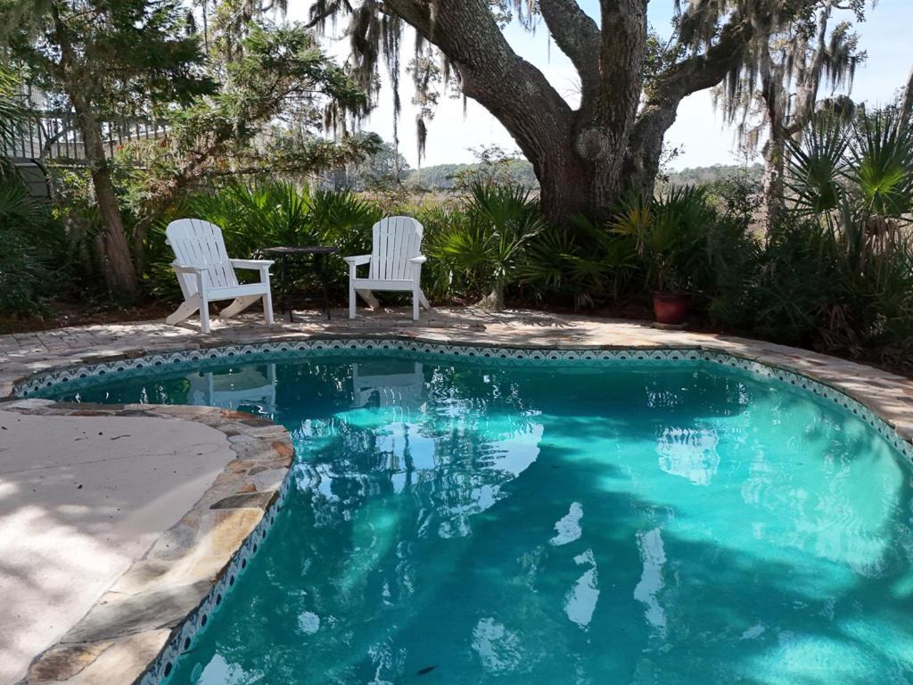 Luxe 6br Marsh Retreat With Pool & Stunning Views - 31 Hearthwood Dr Holiday home *